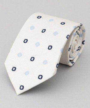  【日本製】ネクタイ_小紋柄