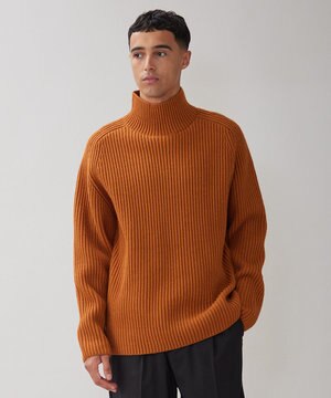  バルキー タートルネック ニット