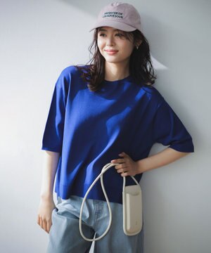 スゴ機能美ニット ハーフスリーブ