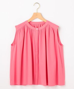  【先行予約・WEB限定】トリコットジャージー ギャザー カットソー