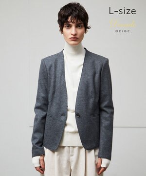  【L-size】CORBY / ノーカラージャケット