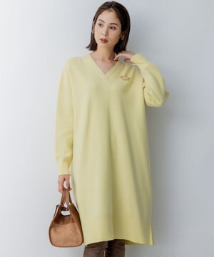 Aラインリラクシーニット ワンピース