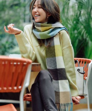  【CLASSY.1月号掲載】manifattura big ウール マフラー