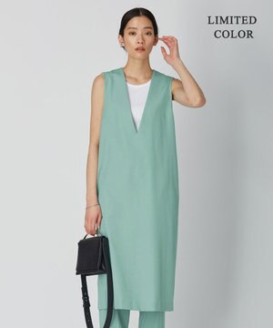  【WEB＆一部店舗限定カラーあり】 LooseWeave ジャンパースカート