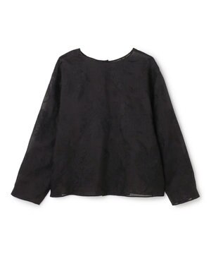  【前後着用可能の2WAY仕様】ボタニカル エンブロイダリー ブラウス