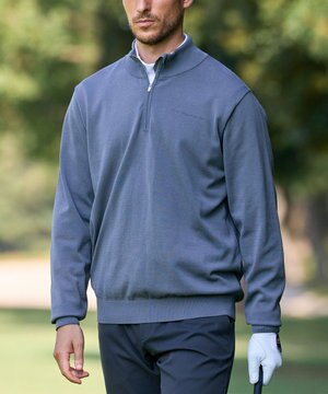  ハーフジップニット ZHG-M5A4a 85113