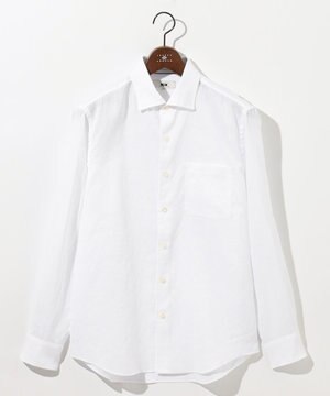  【キングサイズ・麻100％・軽い・涼しい】 モイスチャーリネンペイズリー シャツ