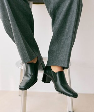  【石岡真実さん着用】日本製 本革甲深パンプス