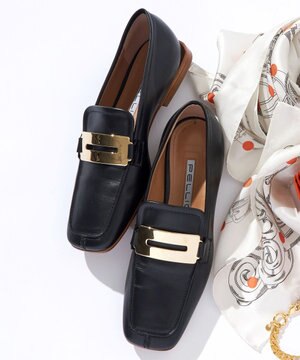 PELLICO スクエアトゥ ローファー