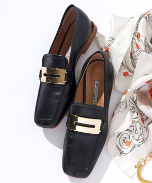 PELLICO スクエアトゥ ローファー