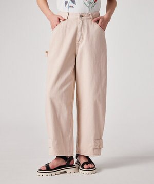  コントラストステッチ カーペンターパンツ