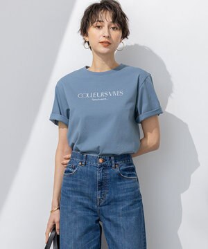  【洗える】ボタニカル カラー Tシャツ