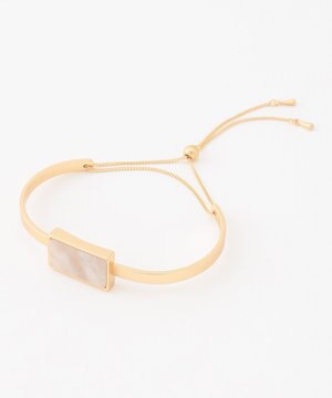  スクエアーガラス バングル