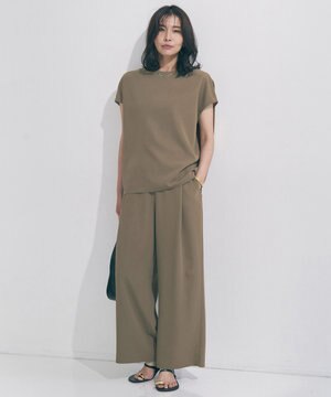 【セットアップ着用可】サマーセットアップ ワイドパンツ