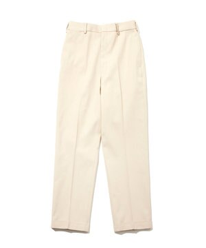  【J.PRESS ORIGINALS】Cotton Polyester Drill New Piped Stem Slacks / Big Back Belt / Japan Made