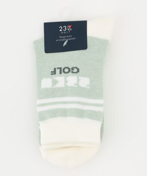  【WOMEN】ラインロゴ レギュラーソックス