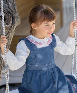  【チェリーベリーシリーズ】刺繍 ブラウス