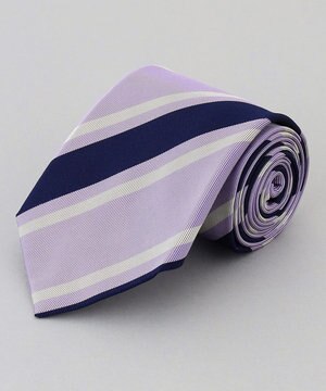  【日本製】西陣ネクタイ_レジメンタルストライプ柄