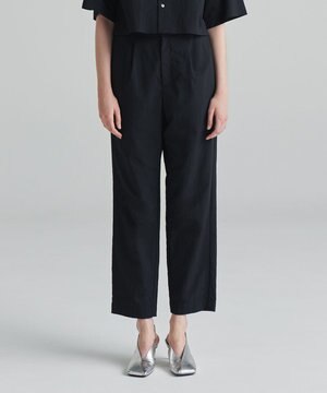 【ReNAVE　撥水機能・UVカット・透湿・接触冷感・洗える】ナイロンタスランパンツ