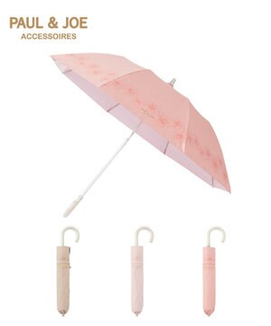  PAUL & JOE 晴雨兼用日傘 折りたたみ傘 コスメパラソル 一級遮光 遮熱 UV