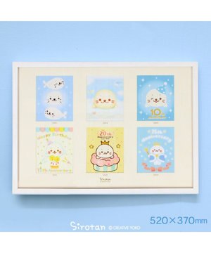  しろたん 25th アートコレクション 52×37cm