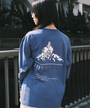  【UNISEX】吸水速乾 LMCバックプリントロングスリーブTシャツ（S・Mサイズ）