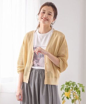  メッシュカーディガン