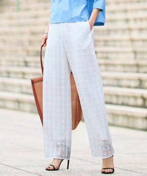  【カタログ掲載】ジオメトリックレース パンツ