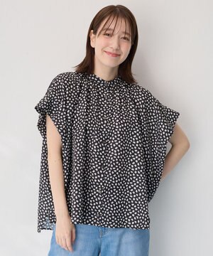 スクエアプリントシャツ