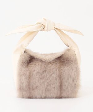  フェイクファー2WAY ショルダー バッグ