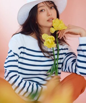 【Oggi掲載】Armor-lux パネルボーダー カットソー