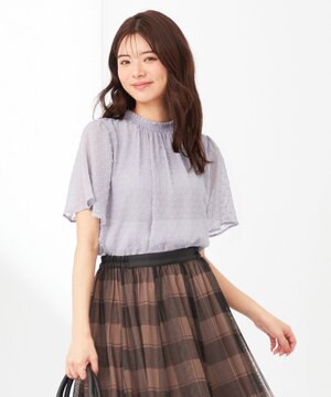  【美人百花6月号掲載】カットドビー ブラウス