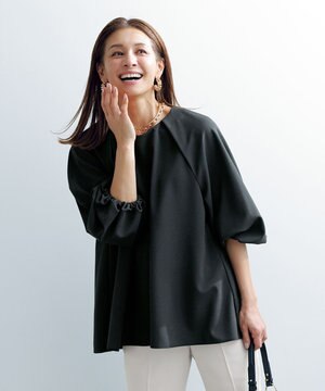  【セットアップ対応/ストレッチ】BEAUTY MOVE ブラウス