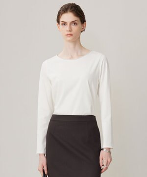  【洗える】コンパクトモクロディ プルオーバー［ボールチェーン］