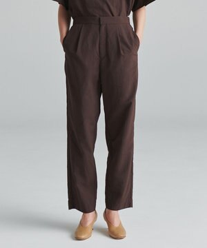 【ReNAVE　撥水機能・UVカット・透湿・接触冷感・洗える】ナイロンタスランパンツ