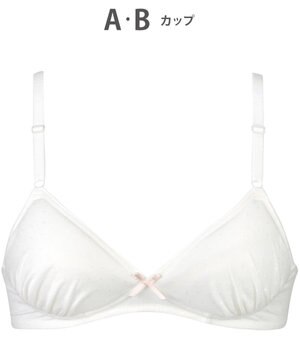  ジュニア ノンワイヤーブラ Wing Teen やさしくサポート オーガニックコットン混(身生地部) 【STEP3 まるみをおびてきた胸に】 RB2015 ウイング／ワコール