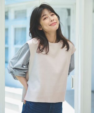  【洗濯機可】オーガニックコットンベスト