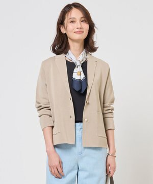 Cotton Acetate ニット ジャケット