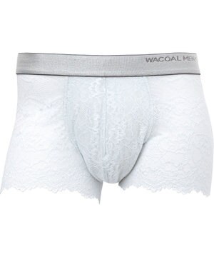  WACOAL MEN 【レースボクサー】 ボクサーパンツ フロント快適グラマラス 通気性 スカラ始末(裾部分) 前閉じ 下着 レース メンズ WT3812 /ワコールメン