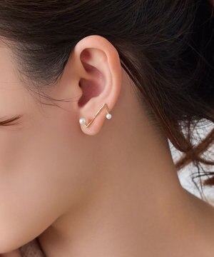  2wayシンボリックラインピアス&イヤリング