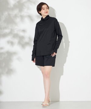 【UVカット・耐海水・耐塩素】ロングスリーブシャルムラッシュガードハイネック