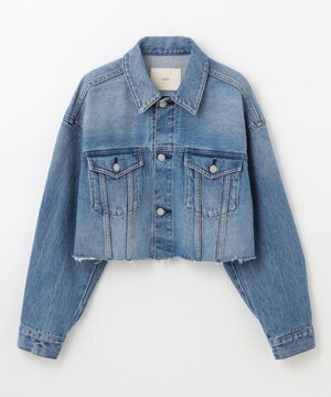 【Nave　洗える】クロップド デニムジャケット