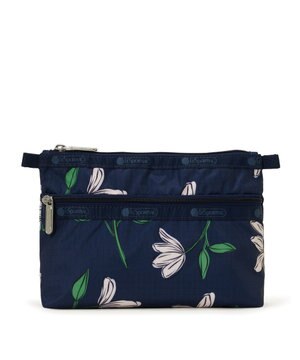  COSMETIC CLUTCH/フローラルブルームズネイビー