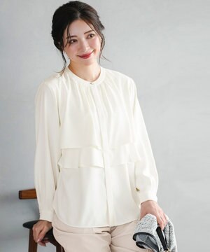  ノーブルジョーゼット ブラウス