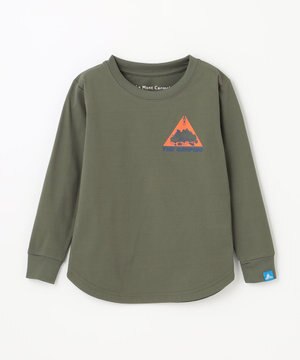 【KIDS】UVカット アートコラボロングTシャツ〈CAMP〉