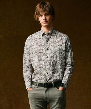  【英国リバティ社・纏うアート・柄で魅せる】リバティプリント シャツ　25AW