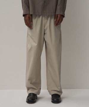  LIGHT TC GABARDINE | ウォッシュドワイドパンツ - UNISEX
