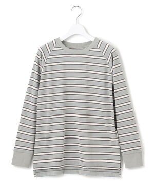  【WOMEN】レトロボーダードルマン Tシャツ