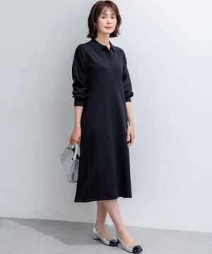  【加藤ローサさん着用】スキッパーニット ワンピース