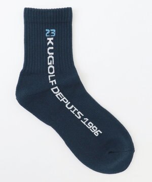  【MEN】縦ロゴ 15センチ丈ソックス